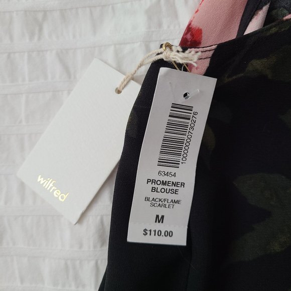 SOLD-Aritzia Wilfred Promener Blouse - Picture 4 of 6